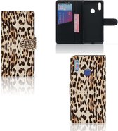 Huawei Y7 (2019) Telefoonhoesje met Pasjes Leopard