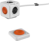 Allocacoc PowerCube Extended Remote - 1.5 mtr. - Type E - Wit
