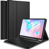 Samsung Galaxy Tab S6 hoes - AZERTY Bluetooth Keyboard cover - Zwart