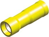 Half-geïsoleerde kabelschoen vrouw - 5 mm - geel - 10 stuks