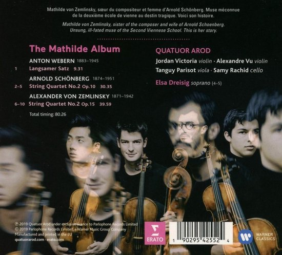 The Mathilde Album (Klassieke Muziek CD) Strijkkwartet - Quatuor Arod