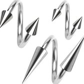 piercing twist spikes