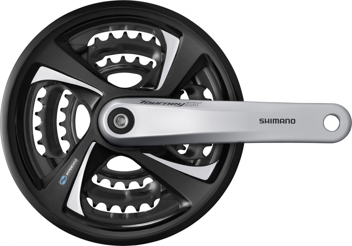 Manivelle Gauche Shimano FC-TX801 170mm Argent - Pièce Détachée Authentique
