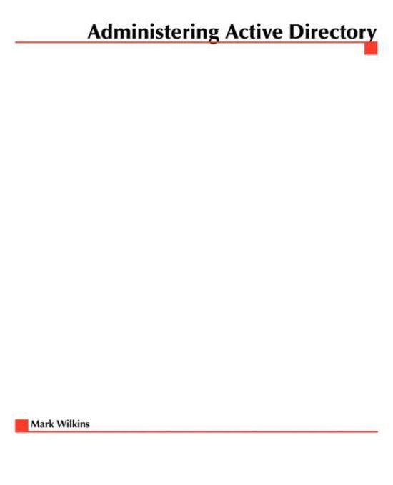 Administering Active Directory - cover