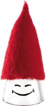 Leonardo Gnome met vilten muts-rood