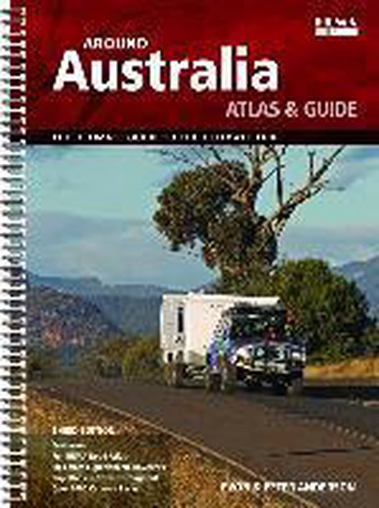 Australie Around atlas and guide spiral - cover