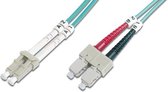 Digitus DK-2532-02-4 2m LC SC Zwart, Roze, Rood, Wit Glasvezel kabel