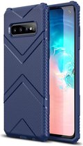 Samsung Galaxy S10 TPU Shield Hoesje Blauw