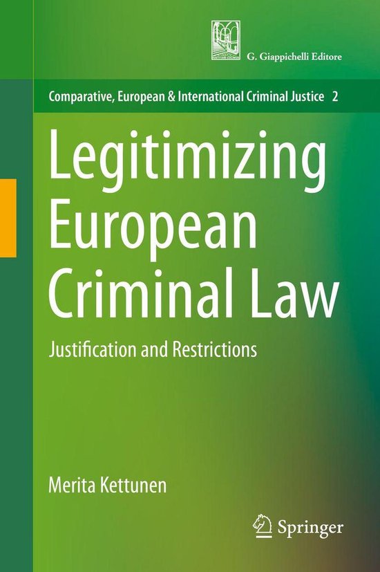 Comparative, European and International Criminal Justice 2 - ... - cover