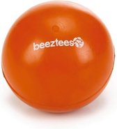 Beeztees rubber bal massief no 2 oranje 5 cm