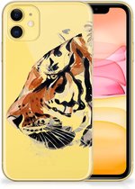 Hoesje maken Geschikt voor iPhone 11 Watercolor Tiger