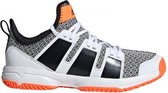 Adidas Stabil Jr wit zwart indoor handbalschoenen kids (F33830)