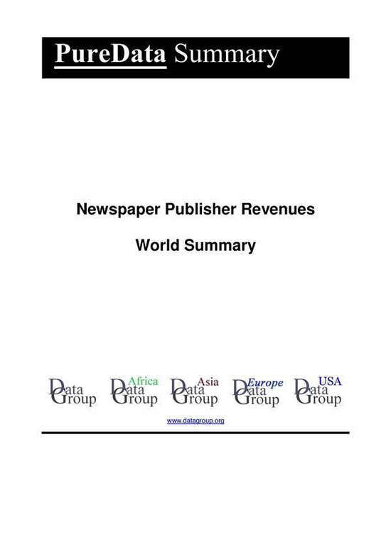 PureData World Summary 2300 - Newspaper Publisher Revenues W ... - cover