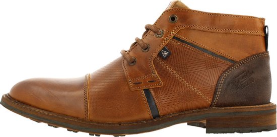 Chaussure à lacets homme Gaastra Crew Mid - Cognac - Taille 44 | bol.com