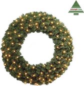 Triumph Tree Diamond Kerstkrans met LED Verlichting - Ø60 cm - Groen