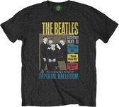 The Beatles - Imperial Ballroom Heren T-shirt - XL - Zwart