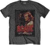 AC/DC Heren Tshirt -L- Donington Set Grijs