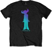 Jamiroquai - Buffalo Gradient Heren T-shirt - XL - Zwart