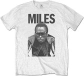 Miles Davis Heren Tshirt -XL- Miles Wit