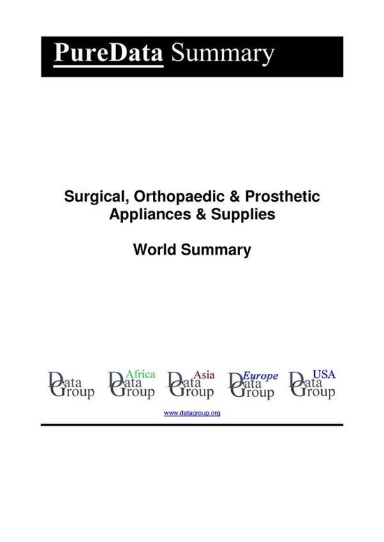 PureData World Summary 5505 - Surgical, Orthopaedic & Prosth ... - cover