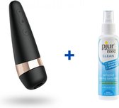 Satisfyer Pro 3 - Clitorisstimulator + Pjur Toycleaner Hygiënische Spray - 100ml