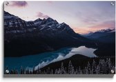 Walljar - Peyto Lake - Muurdecoratie - Plexiglas schilderij