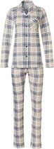 Dames doorknoop pyjama viscose