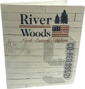 River Woods - Polypropyleen Ringband met 4 Ringen Inclusief interieur