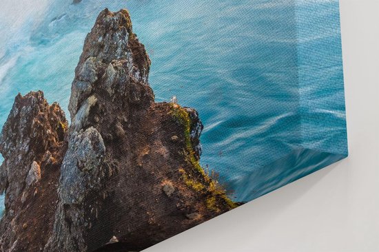 Artaza - Peinture sur toile - Chutes d'eau au coucher du soleil - 120 x 60 - Groot - Photo sur toile - Impression sur toile