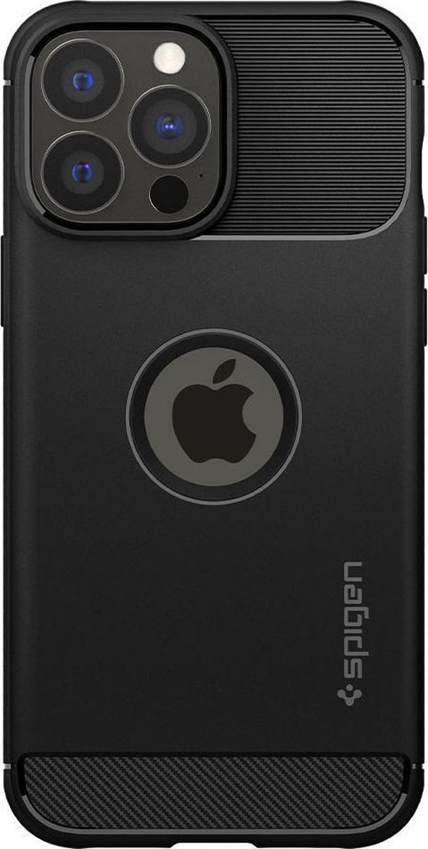 Spigen Rugged Armor Apple iPhone 13 Pro Hoesje Zwart