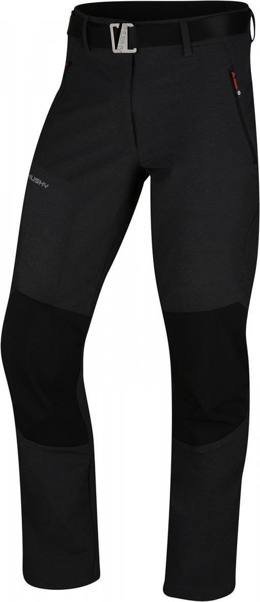 Husky outdoor broek Klass M - softshell wandelbroek met stretch -Zwart