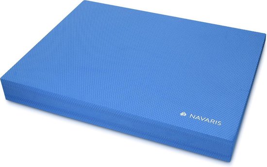 Foto: Navaris balance pad balanskussen voor een betere balans co rdinatie en stabiliteit 50 x 39 x 6 5 cm voor fysio gymnastiek of yoga blauw