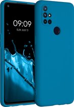 kwmobile telefoonhoesje voor OnePlus Nord N10 5G - Hoesje voor smartphone - Back cover in Caribisch blauw