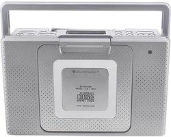 Soundmaster BCD480 - Spatwaterdichte badkamer-/keukenradio met CD en klok