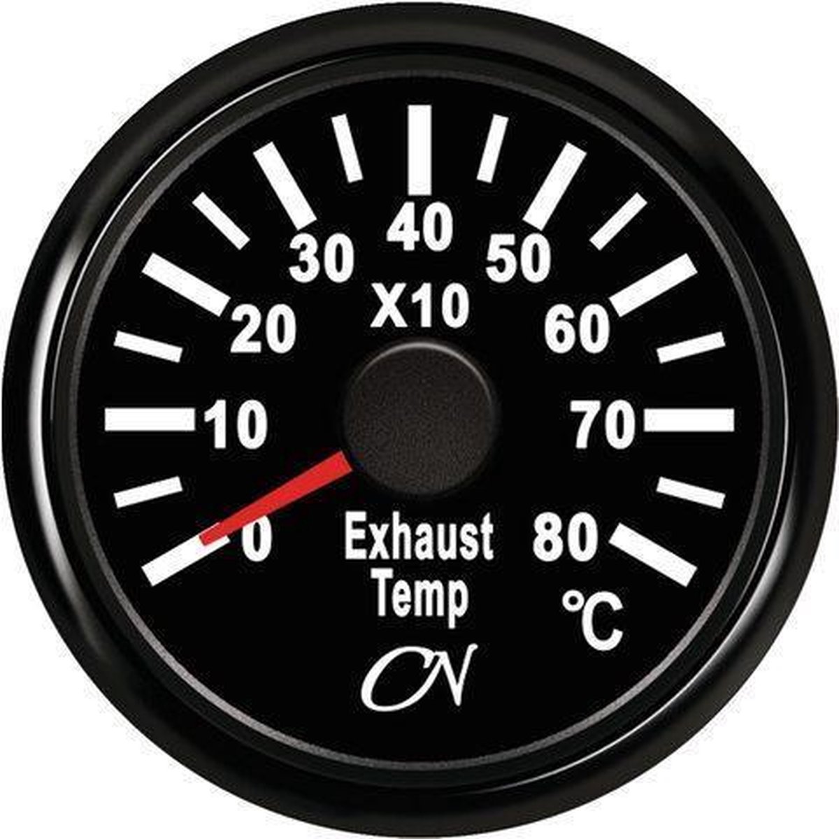CN zwarte Uitlaattemperatuurmeter Ø52mm Thermokoppel