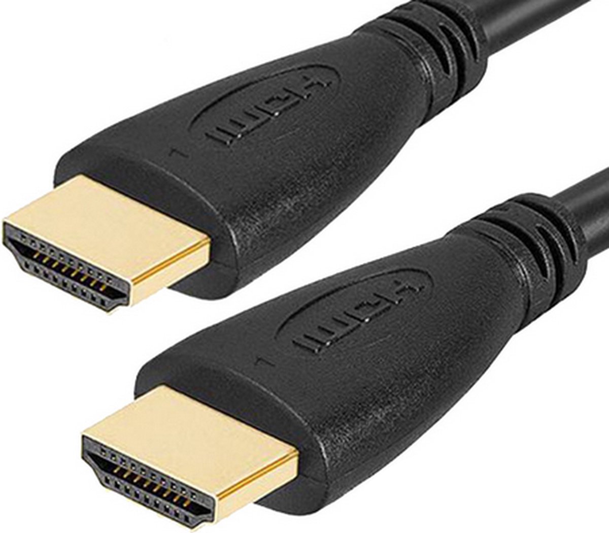 Câble HDMI 50cm plaqué or haute vitesse mâle-mâle / prise en
