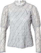 Cream blouse Grijs-40 (L)