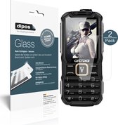 dipos I 2x Pantserfolie helder compatibel met Rugum T9900 Beschermfolie 9H screen-protector