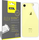 dipos I 3x Beschermfolie 100% compatibel met Apple iPhone XR Rückseite Folie I 3D Full Cover screen-protector