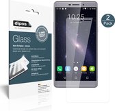 dipos I 2x Pantserfolie helder compatibel met VKWORLD T1 Plus Beschermfolie 9H screen-protector