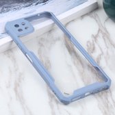 Voor Samsung Galaxy A22 acryl + kleur TPU schokbestendig hoesje (melkgrijs)