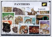 Panters – Luxe postzegel pakket (A6 formaat) : collectie van verschillende postzegels van panters – kan als ansichtkaart in een A6 envelop - authentiek cadeau - kado tip - geschenk
