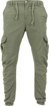 Urban Classics Kinder broek -Kids 146- Stretch Jogging Groen