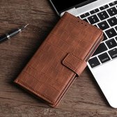 Voor OPPO K1/Reno Een Huid Voelen Krokodil Textuur Magnetische Sluiting Horizontale Flip PU Lederen Case met Houder & Kaartsleuven & Portemonnee (Bruin)