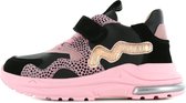 Shoesme stoere sneakers met roze zool