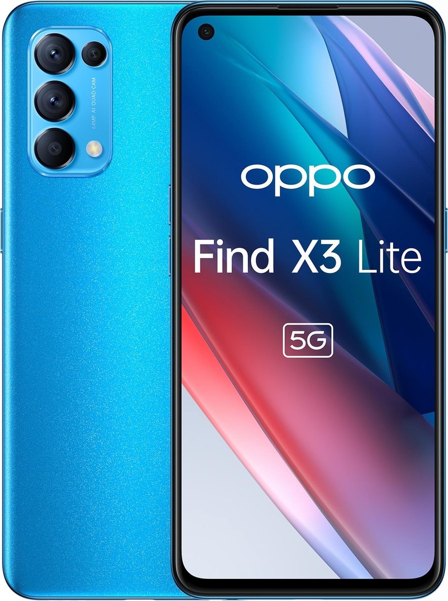 bol.com | OPPO Find X3 Lite 5G - 128GB - Astral Blue