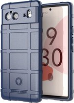 Google Pixel 6 Hoesje Shock Proof Rugged Shield Blauw