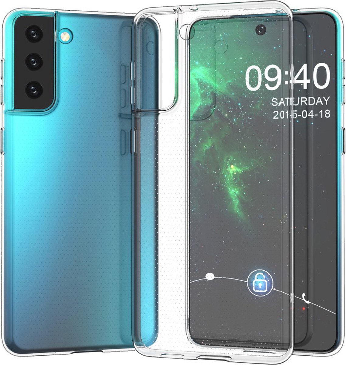 TPU Hoesje voor Samsung Galaxy S21 Plus TPU-Siliconen Hoesje Transparant