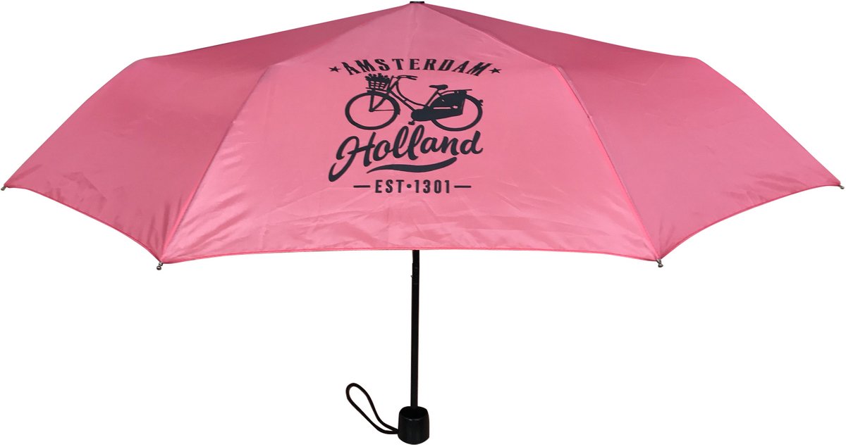 Paraplu Amsterdam Roze - Souvenir