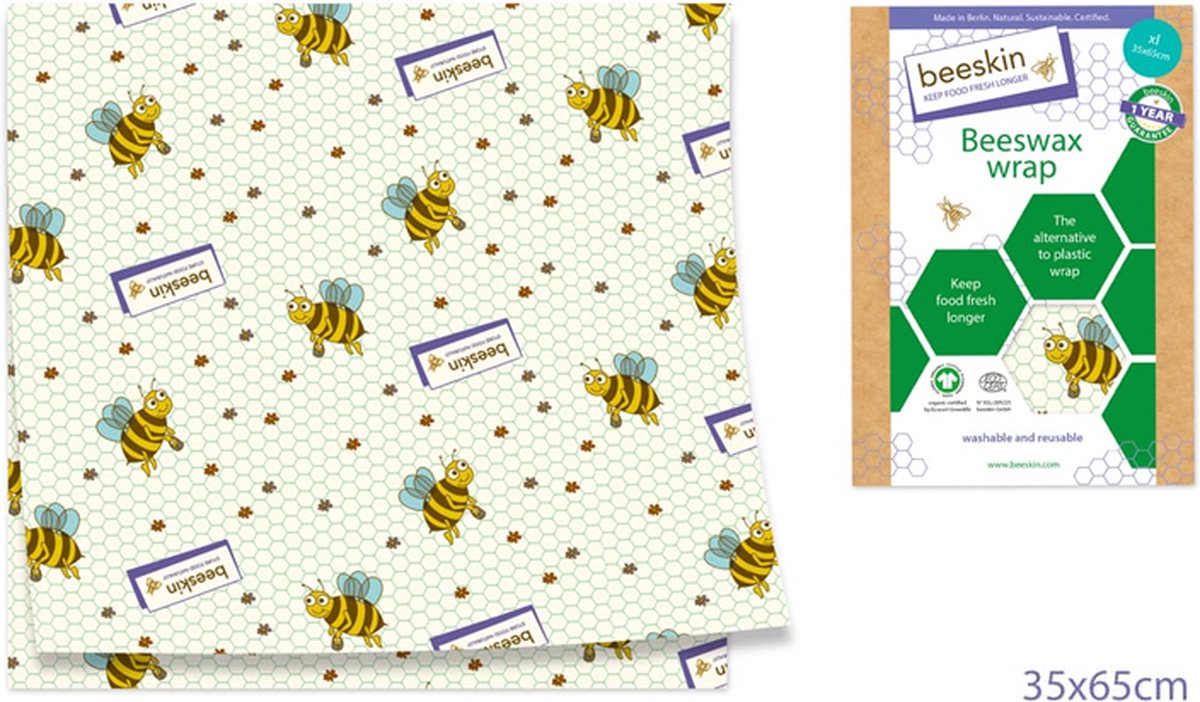 Goedkoopste Beeskin Bijenwasdoek - Extra Large - 35x65 - Kids print